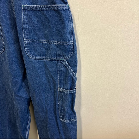 Liberty Blue Denim Carpenter Bib Overalls 42 x 32 - Picture 12 of 15